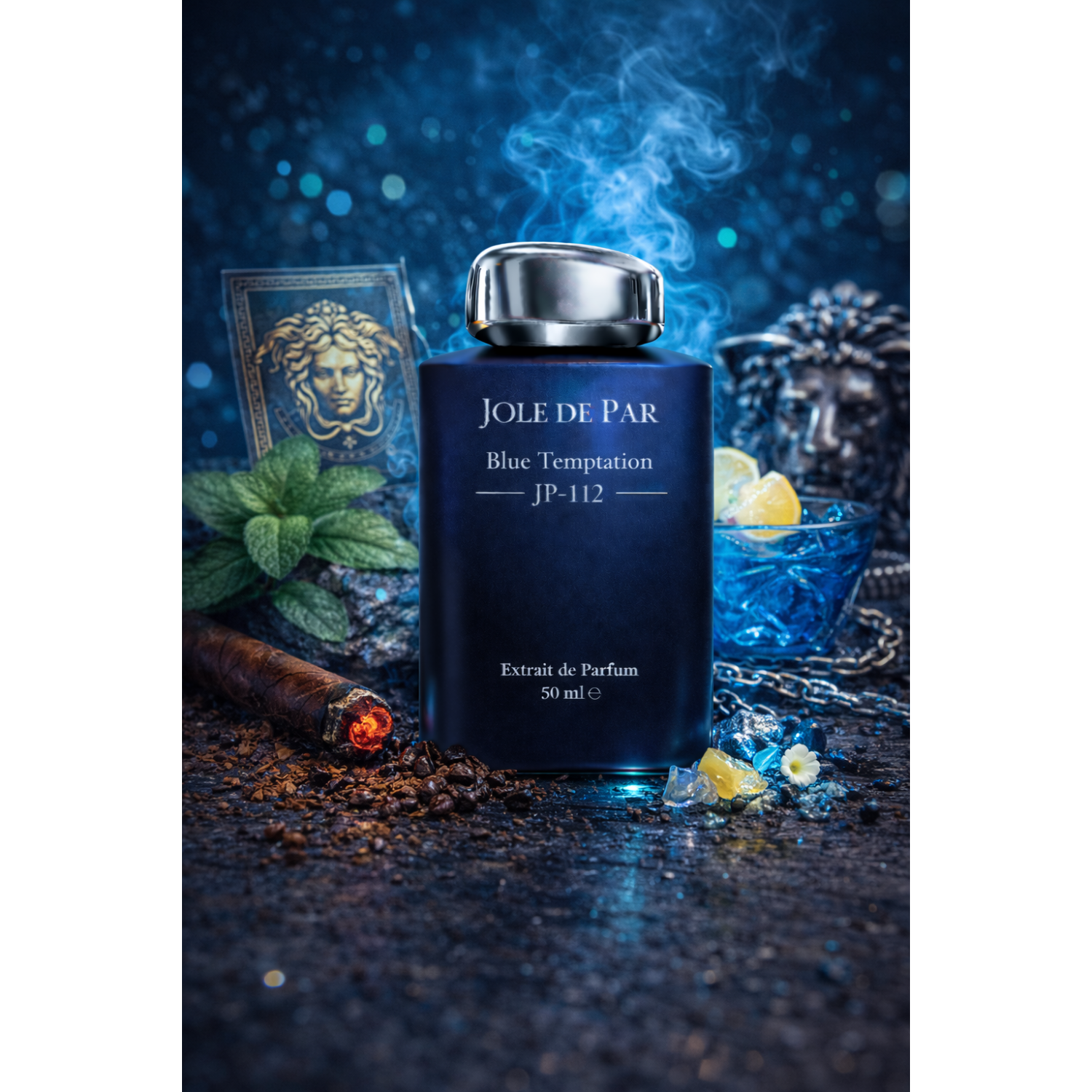 Blue Temptation JP-112 Erkek Parfümü | Fresh Tatlı Vanilyalı Enerjik Koku