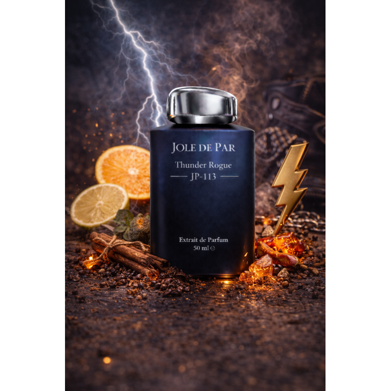 Thunder Rogue JP-113 Erkek Parfümü | Baharatlı Tatlı Amber Gece Kokusu